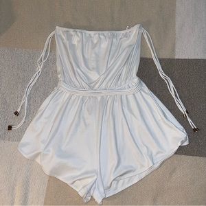 Sabo Skirt Suede Tube Playsuit